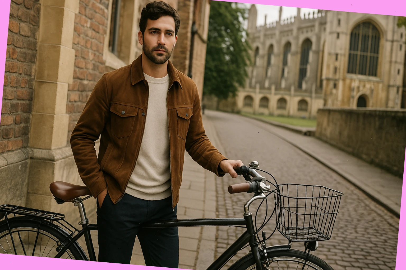 City cruiser bike ready for Cambridge streets